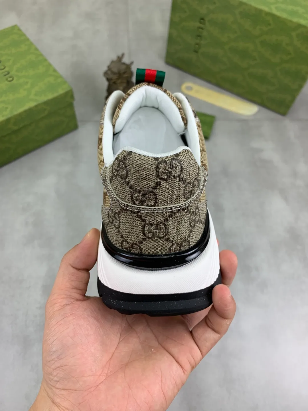 Men's men's shoes 💰P460💰[New model] (GUCCI) official website's latest 🎁🎁casual and fashionable men's shoes👟, hot style 💥 style is simple and elegant, exclusive for trendy men. Unique official website's latest brand double G element Elements 👑 Original Gucci decoration, fashionable and generous, fabric original calfskin ✅ fully imported first-layer pigskin lining, official website designated wear-resistant, lightweight original rubber casual outsole, classic model taken in real life 🎬38-44 (45 customized) 2️⃣ colors available